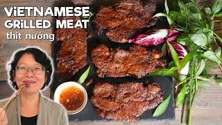 Vietnamese Grilled Meat Thịt Nướng | The Perfect Marinade: Balanced Salty, Sweet, Rich in Umami