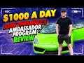 John Thornhill's Ambassador Program Review + My Results ($1000 Per DAY)