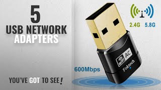 Top 10 Usb Network Adapters [2018]: Wifi Dongle, AC600 802.11ac Dual Band 5GHz Mini Wireless