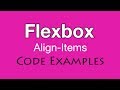 Align-Items Property Explained with Code Examples Flexbox CSS Tutorial