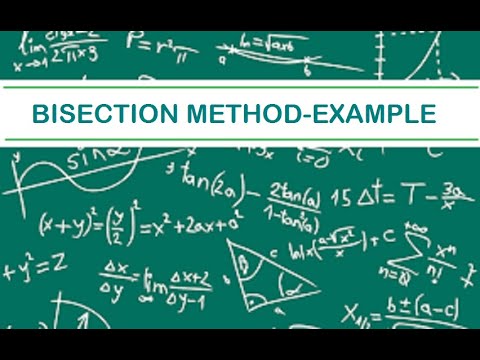 Bisection Method Example - YouTube