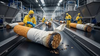 Inside the Cigarette Butt Recycling How Toxic Waste Becomes Plastic Products (Full Process)