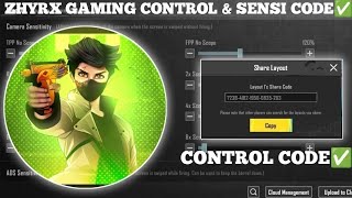 (2024) ZHYRX GAMING SENSITIVITY SETTINGS CODE / ZHYRX GAMING CONTROL SETTINGS CODE  control