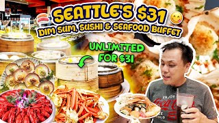 Seattle's Dim Sum & Seafood Chinese Buffet [En | dub Es]   $30 Feast of Scallops, Crab, Sushi...