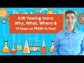 A/B Testing Intro: Why, What, Where, & How to A/B Test