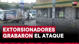 Los Olivos: extorsionadores disparan contra pollería