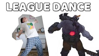 I copy league of legend dances