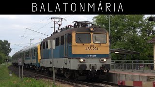 Vonatok Balatonmárián (4K UHD) / Trains at Balaton