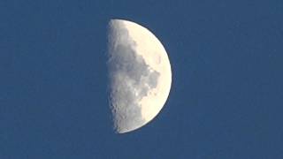 Sony Cyber-Shot HX9V 16X Optical zoom + digital zoom  64X Moon Test HD 1080P Sample