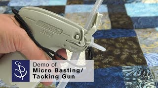 Demo of Micro Basting/Tacking Gun from Sailrite