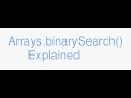 Java: binarySearch on Arrays explained