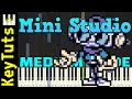 Mini Studio [Deltarune: Chapter 2] by Toby Fox - Medium Mode [Piano Tutorial] (Synthesia)