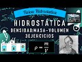 Hidrostática: Densidad, masa y volumen, FÓRMULA Y CONCEPTO