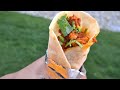 Gluten free chicken tikka wrap