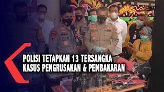 Polisi Tetapkan 13 Tersangka Kasus Pengrusakan Dan Pembakaran Ambulans di Makassar