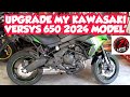 Art of Upgrading: My Versys Transformation at zero one moto #kawasakiversys650 #kawasaki #motor