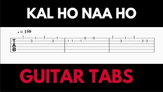 Kal Ho Naa Ho Guitar Tabs | Shah Rukh Khan