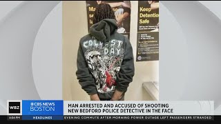 Man accused of shooting New Bedford police detective arrested