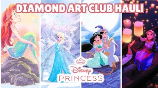 Diamond Art Club x Disney Princess HAUL! Unboxing Four Royal New Releases!