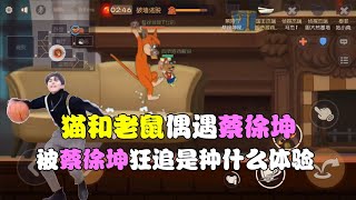 猫和老鼠手游：偶遇蔡徐坤，而且只追我1个人是什么梗？