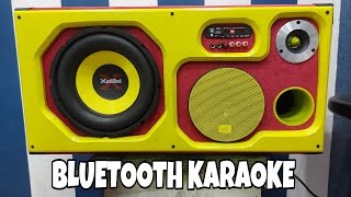 DIY Bluetooth Karaoke | I made it out of used car audio speaker and amplifier