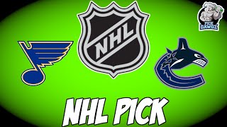 St. Louis Blues vs Vancouver Canucks 3/28/23 NHL Free Pick Free NHL Betting Tips