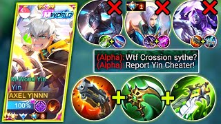 YIN VS TOP GLOBAL LING \u0026 ALPHA | YIN SIDELANE BEST BUILD AND EMBLEM | MOBILE LEGENDS