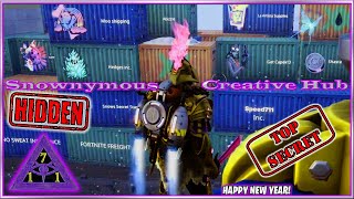 Fortnite AFK XP Snownymous Creative Hub Boot System Find Seven Gnomes 7 Quest Fly Trick Win Vbucks
