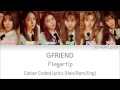 GFRIEND (여자친구) - Fingertip Colour Coded Lyrics (Han/Rom/Eng)