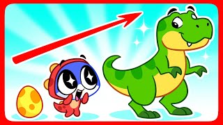 Scariest Dinosaur Contest! 🦖 Where Is Dino Egg? 🦕 Funny Cartoons by Sharky&Sparky