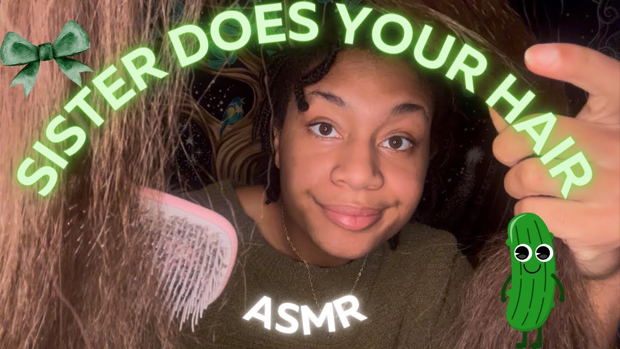 Hair Brushing Asmr Youtube