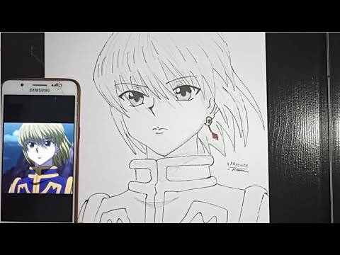 How To Draw Kurapika Step By Step Hunter X Hunter Youtube