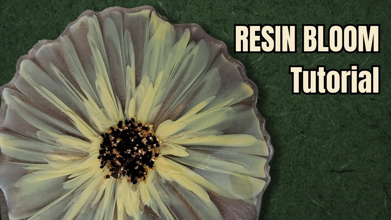 Resin Bloom Tutorial Sunflower Youtube