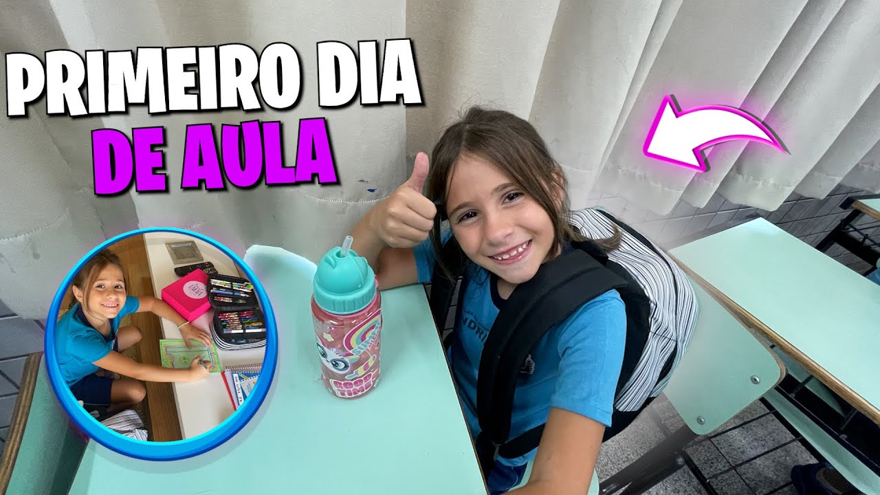 MEU PRIMEIRO DIA DE AULA!!! - YouTube