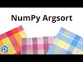 Python NumPy | Argsort