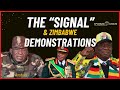 Blessed Geza 2030 Signals and Zimbabwe Demonstrations against President Mnangagwa and Corruption