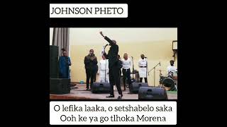 Ke ya go tlhoka Morena