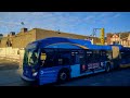 nyct q12 bus ride 2017 new flyer xd60 6035 from flushing to little neck