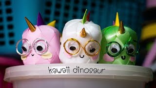 ริบบิ้นดิ้นด้าย | เหรียญโปรยทานไดโนเสาร์(kawaii dinosaur) by ลูกน้ำ