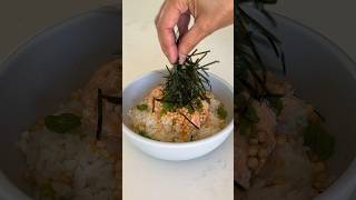 Salmon Ochazuke for Easy and Quick Lunch #shorts