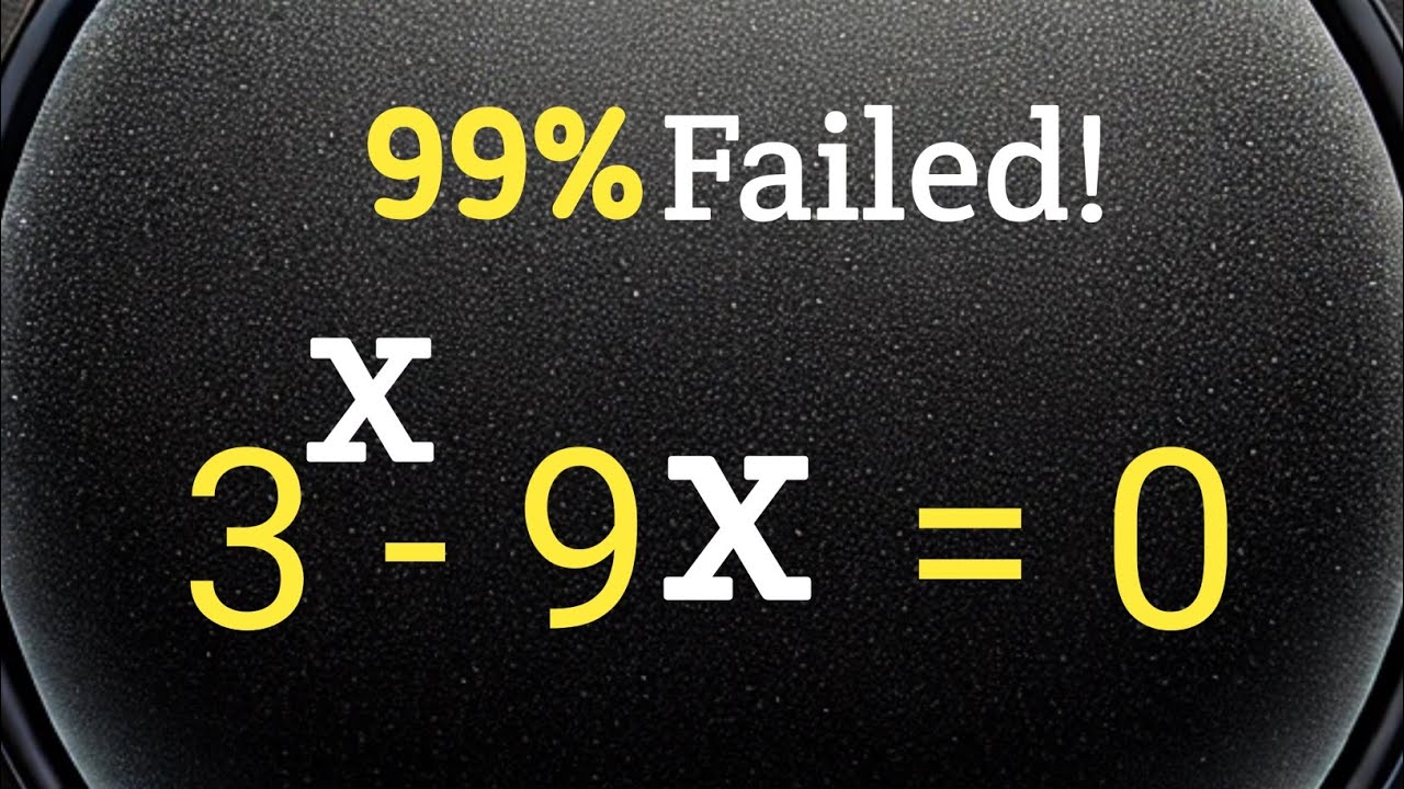 Hardest Math Olympiad Problem Algebra Maths Youtube