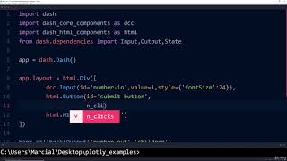 Interactive Python Dashboards with Plotly and Dash : Controlling Callbacks with Dash State
