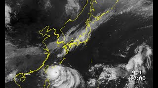 2022年 台風第11号（ヒンナムノー）～発生から消滅までの軌跡～ 8/27～9/7