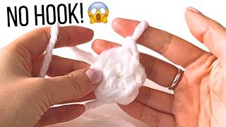 HOW DO YOU FINGER CROCHET A MAGIC CIRCLE? 👉🧶🤏 Simple Tutorial For Beginners