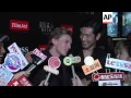 Jamie Campbell Bower and Godfrey Gao promote Mortal Instruments: The City of Bones in Hong Kong