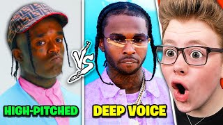 High Pitched Rappers Vs Deep Voice Rappers