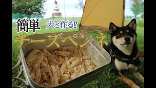 【キャンプ飯】簡単犬でもすぐにできるチーズペンネ🧀