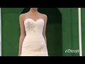 edressit 2012 new graceful strapless and sweetheart wedding gown sku 01121807.avi