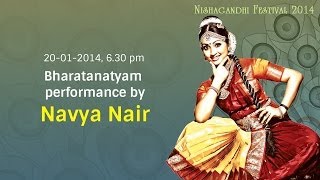 Dance by Navya Nair - Nishagandhi Festival 2014