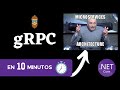 gRPC en 10 minutos - ¿Qué es gRPC? - Ejemplo PRÁCTICO en .NET // ¿Las API REST están muertas?